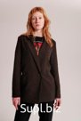 Жакет VOSQ. Цвет: Коричневый. Артикул: AW23-JAZ310б