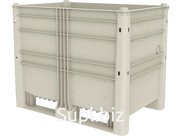 Контейнер пластиковый 1200х800х950 , сплошной, арт. EcoLine-650 серый, код: 20794