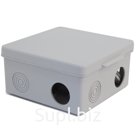 Коробка распаяч. для открыт. проводки 100*100*50 мм(квад.),8 вх. ( гермов.), IP54,(18),шт.