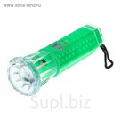 Фонарь ручной "Прозрачность", 1 LED, на ручке резьба, микс, 10.3х3.7х3.7 см