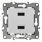 Устройство зарядное USB, 230В/5В-2100мА, IP20, Эра12, белый