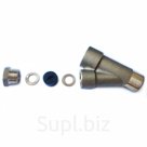 IQ FITTING SL 1", латунный тройник с ½" отводом на 45° для монтажа греющего кабеля внутри трубопровода
