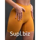 Велосипедки спортивные женские, размер XL, цвет янтарный
