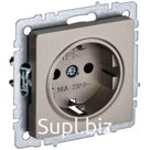 Розетка IEK BR-R11-16-K37 BRITE, 16А, с заземлением