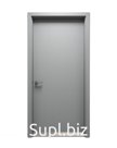 Противопожарная дверь с отбойником серая EI30