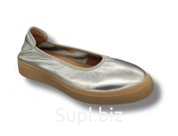 Балетки Женские Серебро