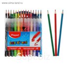 Набор для рисования Maped Color Peps: 12 фломастеров + 15 цветных карандашей, в футляре