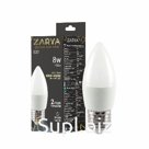 Лампа светодиодная пуля С35 (С37) 8w Е27 4200К Заря (эконом)