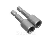 Головка торцевая магнитная 8 х 45 мм, хвостовик 1/4" Е, CrV, 2 шт., (уп.) Артикул: 33-3-836
