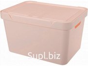 Ящик LUXE 380х276х220 18л для хранения с крышкой