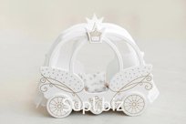 Toy children's bed from the Shining Crown collection. Color: snow-white silk Article: 72320