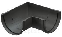 Угловой элемент желоба 90° DOCKE Premium, графит