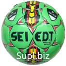 E32153-4 Мяч футбольный №5, Seledt (зеленый)