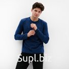 Лонгслив мужской MIST Men's casual размер 56, синий