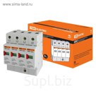 Разрядник TDM ОПС1-B, 4Р, In=30 kA, Un=400 B, Im=60 kA, SQ0201-0004