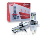 Лампы светодиодные EALIGHTS Compact Fusion, H4, 25W, 12-24V, 6000K, кт