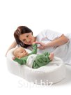 Mattress cocoon for the newborn dolce bambino ELITE Plus with the function of delicate vibration massage. Ecru color. Article: cocoon.13.03.