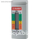 Тестер уровня заряда батарей ЗУБР 59260, для эл-в пит-я ААА, АА, С, D, LR44, 6LR61(крона)