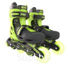 Роликовые коньки детские YVolution Neon Combo Skates, размер 29-32, цвет зелёный