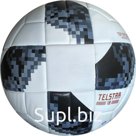 Мяч футбольный Telstar - черный, PU3.0мм, 420 гр, термо сшивка