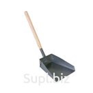 Совок для мусора металлический с деревянной ручкой