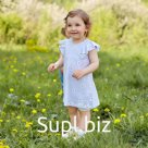 Костюм для девочки (платье, шорты, повязка) «Крошка Я. Ромашка», рост 62-68 см, серый