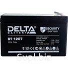 Аккумуляторная батарея Delta DT 1207 (12V / 7Ah)