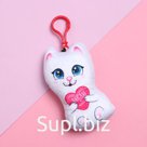 Мягкая игрушка «Люблю тебя», котик, с подвеской