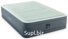 Надувная кровать Intex 152х203х46см ''Premaire Elevated'' встр. насос, 220В, до 272 кг