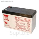 Аккумуляторная батарея Yuasa NP 7-12, 12 В, 7 А/ч