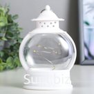 Ночник "Восточные огни" LED от батареек 3хAG13 белый 9х9х12,5 см
