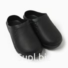 Галоши-сабо мужские, размер 45-46, чёрные, ЭВА