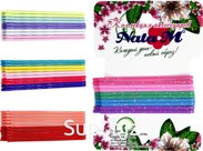 10 hairpins, 55mm, mixed colors, 4 types