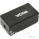 Vcom NM211 Соединительный бокс для витой пары UTP cat. 5e, 6 T568A B, IDC: krone, черный