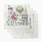 Набор салфеток «Этель» Circus show, 40×40 см - 4 шт., 100% хлопок., 190 г/м²