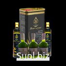 Ароматное оливковое масло
Βιστωνες Extra virgin
с чесноком,
250 ml