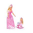 Куклы Штеффи и Еви Принцессы со зверушками, 29 см