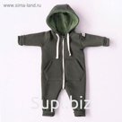 Комбинезон KiDi Kids, рост 62-68 см, цвет хаки