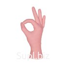 Перчатки mediOk нитриловые, розовые (Flamingo), размер S, 100 шт. MIO Nails
