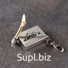 Вечная спичка «Брелок» туристическая, 5 см, с карабином