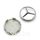 Колпачок в диск Мерседес Бенц серый хром 56-60 мм 04165