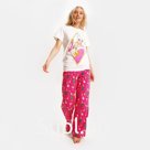 Пижама женская (футболка и брюки) KAFTAN "Girl" размер 44-46