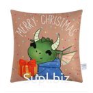 Подушка "Этель" Merry Christmas 40х40 см, 100% п/э, велюр