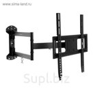 Кронштейн Ultramounts UM906, для ТВ, наклонно-поворотный, 32-55", 63-610 мм от стены, чёрный