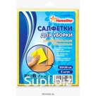 Салфетки для кухни ХоумСтар/HomeStar универсальные вискозные 30х38 см 5 шт 1/30