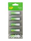 Батарейка алкалиновая GP Super, AA, LR6-5BL, 1.5 В, технология G-Tech, блистер, 5 шт.