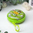 Шкатулка металл на карабине "Динозаврик и дорога" 8,2х8,2х3,5 см