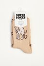Носки SUPER SOCKS Любовь, бежевый