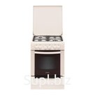 Плита GEFEST ПГ 6100-02 0167, газовая, 4 конфорки, 52 л, газовая духовка, бежевая