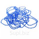 Бусы- шарики 4мм 2,7м, синий